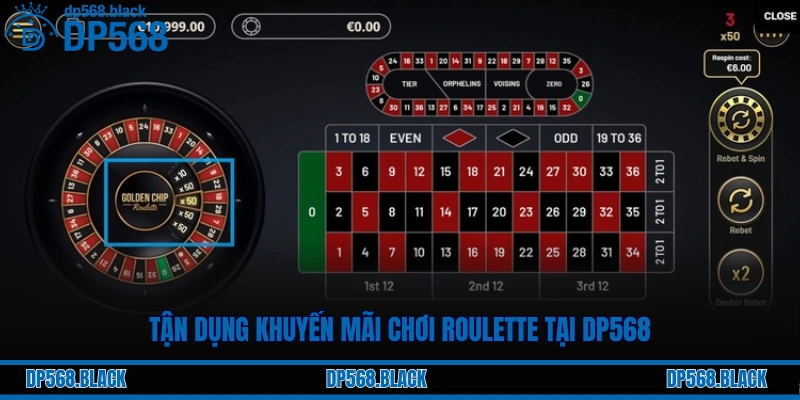 Bí Quyết Chơi Roulette Tại DP568 Cực Hay Cần Nhớ 3 Tận dụng khuyến mãi chơi Roulette tại DP568